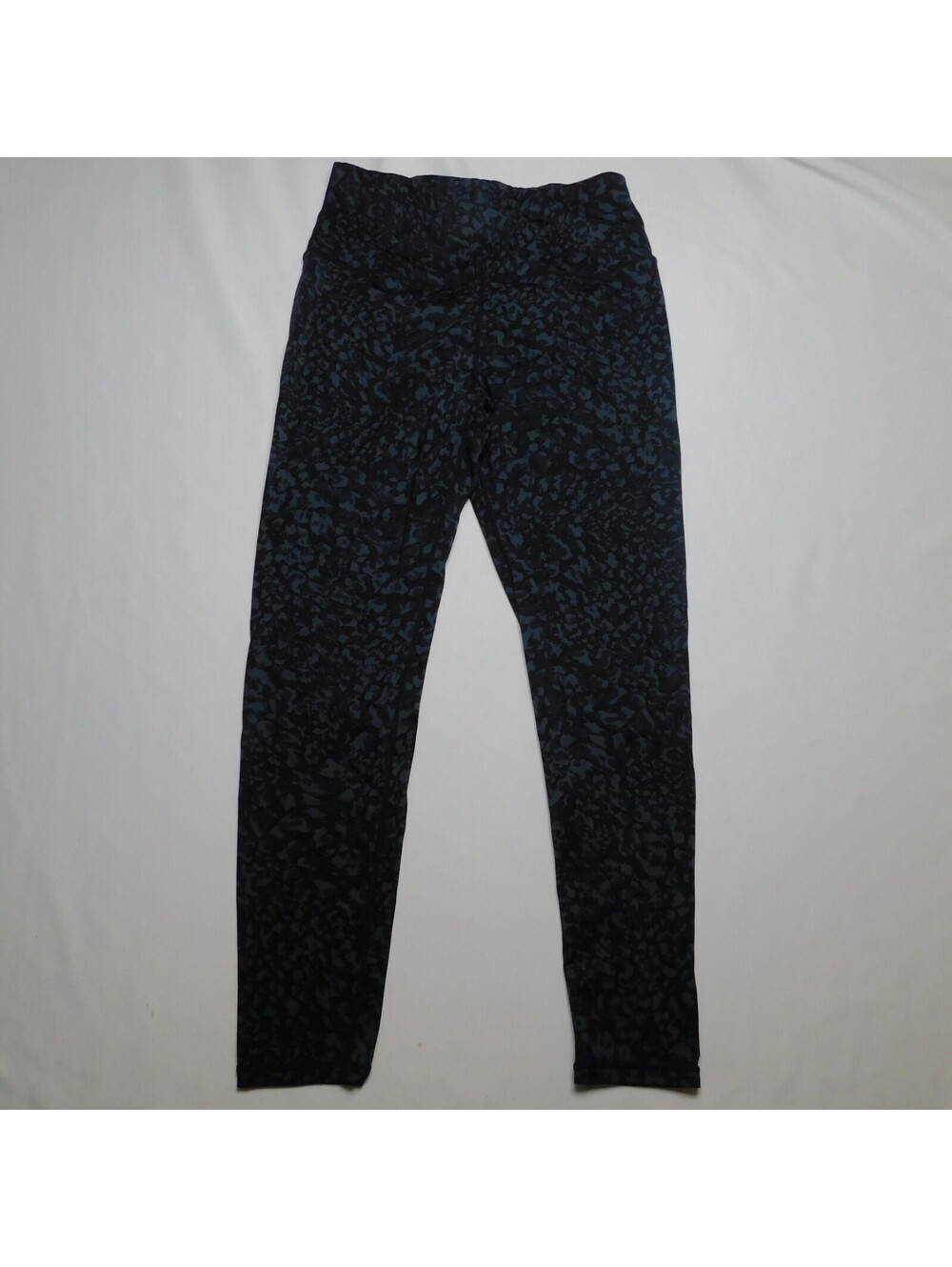 Spanx Jean Ish Ankle Leggings Womens Small S Blue Camo Animal Print Shaping